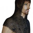 Butted Mild steel Chain Mail Coif Medieval Hood Knight Armour Costume Antique