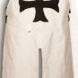 MEDIEVAL Black TEMPLAR KNIGHT Tunic Surcoat Crusader Sleeveless Renaissance SCA
