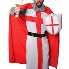 Medieval Renaissance White/Red Color Tunic/Cloak For Armor Reenactment LARP/SCA