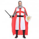 Renaissance Medieval Viking White/Red Color Tunic/Cloak For Armor Reenactment
