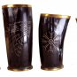 Medieval Viking Natural Beautiful Collectibles Horn Mug Drinkware Whisky & Beer