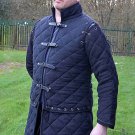 Thick Blue Color Gambeson Medieval Padded Full Sleeves Armor Reenactment Larp Thick Blue Color Gambeson Medieval Padded Full Sleeves Armor Reenactment Larp