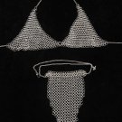 metal chain mail bra skirt set bralette skirt belt LARP punk goth medieval metal chain mail bra skirt set bralette skirt belt LARP punk goth medieval