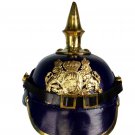 New CHRISTMAS GIFT Leather Zerman Shako Blue Color Amazing Role Play Movie