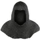 Round Riveted Flat Washer Chain mail 6 mm Medieval Coif Hood Mild Steel Black Round Riveted Flat Washer Chain mail 6 mm Medieval Coif Hood Mild Steel Black