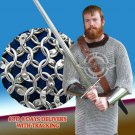 Medieval Viking Aluminium Butted Chain mail Shirt For Armor Reenactment LARP/SCA Medieval Viking Aluminium Butted Chain mail Shirt For Armor Reenactment LARP/SCA