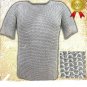 Medieval Viking Aluminium Butted Chain mail Shirt For Armor Reenactment