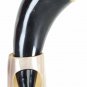 Ox Cow Horn glass/ flower vase drinking mug/ beaker NATURAL COLOR 13 long