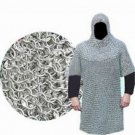 New Medieval Viking Collectibles Aluminium Butted Chain Mail Shirt Hood/Coif New Medieval Viking Collectibles Aluminium Butted Chain Mail Shirt Hood/Coif