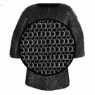 9mm WEDGE RIVETED FLAT Solid Ring Large size Chain Mail shirt Black 9mm WEDGE RIVETED FLAT Solid Ring Large size Chain Mail shirt Black