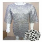 Aluminium Chain mail Shirt 10 MM Flat Riveted with Washer Medieval Armour Shirt Aluminium Chain mail Shirt 10 MM Flat Riveted with Washer Medieval Armour Shirt
