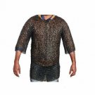 Armour Chain mail 6 mm Half Sleeve M Size Round Riveted Medieval Hauberk Shirt