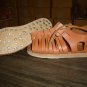 MEDIEVAL ROMAN LEATHER SANDLE CALIGAE LIGHT BROWN COLOR HANDMADE MAN SIZE