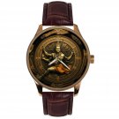 SHIVA THE DESTROYER, TANDAVA NATARAJ HINDU ART SOLID BRASS METALLIC ART WATCH SHIVA THE DESTROYER, TANDAVA NATARAJ HINDU ART SOLID BRASS METALLIC ART WATCH