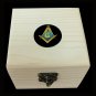 MASONIC 33rd DEGREE VINTAGE DOUBLE-HEADED SOUTHERN EAGLE ROMAN DIAL BRASS WATCH