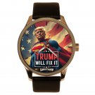 NEW DONALD TRUMP AS SUPERMAN ICONIC SYMBOLIC TRUMP WILL FIX IT COLLECTIBLE WATCH NEW DONALD TRUMP AS SUPERMAN ICONIC SYMBOLIC TRUMP WILL FIX IT COLLECTIBLE WATCH