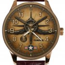 VINTAGE WW-II F4U CORSAIR UNITED STATES AIR FORCE FIGHTER ART SOLID BRASS WATCH VINTAGE WW-II F4U CORSAIR UNITED STATES AIR FORCE FIGHTER ART SOLID BRASS WATCH
