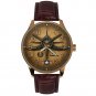 VINTAGE WW-II F4U CORSAIR UNITED STATES AIR FORCE FIGHTER ART SOLID BRASS WATCH