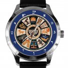 JUDAISM 12 TRIBES OF ISRAEL TEMPLE MOSAIC ROSH HASHANAH SOLID BRASS WRIST WATCH JUDAISM 12 TRIBES OF ISRAEL TEMPLE MOSAIC ROSH HASHANAH SOLID BRASS WRIST WATCH