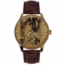 JEAN COCTEAU VINTAGE FRENCH MODERNIST NUDE SEPIA ART SOLID BRASS COLLECTOR WATCH JEAN COCTEAU VINTAGE FRENCH MODERNIST NUDE SEPIA ART SOLID BRASS COLLECTOR WATCH