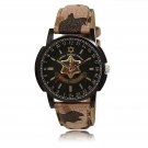IDF ISRAELI DEFENCE FORCES LOGO DIAL ARMY-STYLE SOLID BRASS COLLECTIBLE WATCH