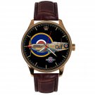 SPITFIRE MINIMALIST DESIGN ART RAF WW-II SOLID BRASS PREMIUM COLLECTIBLE WATCH SPITFIRE MINIMALIST DESIGN ART RAF WW-II SOLID BRASS PREMIUM COLLECTIBLE WATCH
