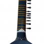 INDIGO BLUE HANDMADE INDIAN RAVI SHANKAR ACOUSTIC ELECTRIC SITAR IN CEDAR WOOD