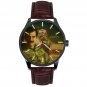 SADDAM HUSSEIN ORIGINAL LION OF THE LEVANT ARTWORK SOLID BRASS COLLECTIBLE WATCH