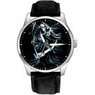 GRIM REAPER SKELETON DEATH ART SOLID BRASS SYMBOLIC FUN GIFT WATCH FOR MEN