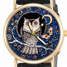 BEAUTIFUL MIDNIGHT OWL MOON FANTASY ART 30 mm COLLECTIBLE WRIST WATCH w GIFT BOX BEAUTIFUL MIDNIGHT OWL MOON FANTASY ART 30 mm COLLECTIBLE WRIST WATCH w GIFT BOX
