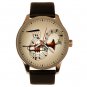 VINTAGE JAZZ TRUMPET ART TRUMPETEER FLOURISH SOLID BRASS COLLECTIBLE WATCH