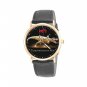 CLASSIC BLOOD-SPATTERED T-REX SCARY DINOSAUR ART SOLID BRASS UNISEX WRIST WATCH