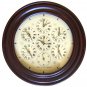 SIX NATIONS CLOCK. WORLD TIME LARGE 18-INCH 7-DIAL MAHOGANY GALLERY WALL CLOCK