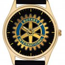 VINTAGE ROTARY CLUB INTERNATIONAL LOGO WATCH 40 mm PRESENTATION WRIST WATCH