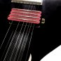 QUADRAIL HUMBUCKER NILADRI ACOUSTIC ELECTRI MATT BLACK DESIGER FUSION SITAR 43"