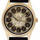 VINTAGE RETRO FRENCH ART DIAL 40 mm SOLID BRASS GENTLEMAN'S GIFT WRIST WATCH