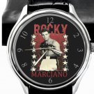 ROCKY MARCIANO BOXING MEMORIBILIA VINTAGE FIGHT POSTER ART BRASS WRIST WATCH ROCKY MARCIANO BOXING MEMORIBILIA VINTAGE FIGHT POSTER ART BRASS WRIST WATCH