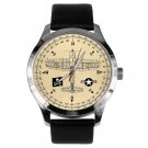 F4U CORSAIR VINTAGE USAF WW-II AVIATION ART SEPIA COMPASS DIAL BRASS WRIST WATCH F4U CORSAIR VINTAGE USAF WW-II AVIATION ART SEPIA COMPASS DIAL BRASS WRIST WATCH