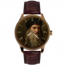 LEONARDO DA VINCI SELF-PORTRAIT RENAISSANCE ART SOLID BRASS COLLECTIBLE WATCH