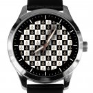 CLASSIC FREEMASONRY CHEQUEUERED MONOGRAMMED LOGO SOLID BRASS COLLECTIBLE WATCH CLASSIC FREEMASONRY CHEQUEUERED MONOGRAMMED LOGO SOLID BRASS COLLECTIBLE WATCH