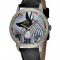 ANUBIS, BEAUTIFUL ANCIENT EGYPTOPHILE COLLECTIBLE SOLID BRASS & GILT WRIST WATCH