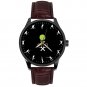 CLASSIC LAWN TENNIS SHOTS COLLAGE ART COLLECTIBLE SOLID BRASS TENNIS LOVER WATCH