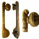 HEAVY 8" SOLID BRASS SITAR MUSIC INSTRUMENT DOOR HANDLE FOR INDIAN MUSIC LOVERS HEAVY 8" SOLID BRASS SITAR MUSIC INSTRUMENT DOOR HANDLE FOR INDIAN MUSIC LOVERS