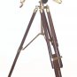 CLASSIC GILBERT LONDON SOLID BRASS TELESCOPE w DESKTOP TRIPOD. 24x Magnification