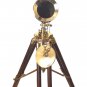 CLASSIC GILBERT LONDON SOLID BRASS TELESCOPE w DESKTOP TRIPOD. 24x Magnification