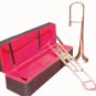 VINTAGE 3-VALVE Bb / SIB TENOR TROMBONE FOR TRUMPET CROSSOVER PLAYERS + HARDCASE