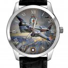 VINTAGE RAF WW2 BRISTOL BLENHEIM BOMBER 114 SQUADRON ART SOLID BRASS WRIST WATCH