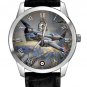 VINTAGE RAF WW2 BRISTOL BLENHEIM BOMBER 114 SQUADRON ART SOLID BRASS WRIST WATCH