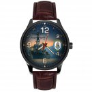 USS ARLEIGH-BURKE DESTROYER CLASS US NAVY WARSHIP ART SOLID BRASS NAVAL WATCH