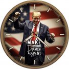 DONALD TRUMP WHIMSICAL MAKE AMERICA DANCE AGAIN CULT ART SOLID BRASS WATCH DONALD TRUMP WHIMSICAL MAKE AMERICA DANCE AGAIN CULT ART SOLID BRASS WATCH
